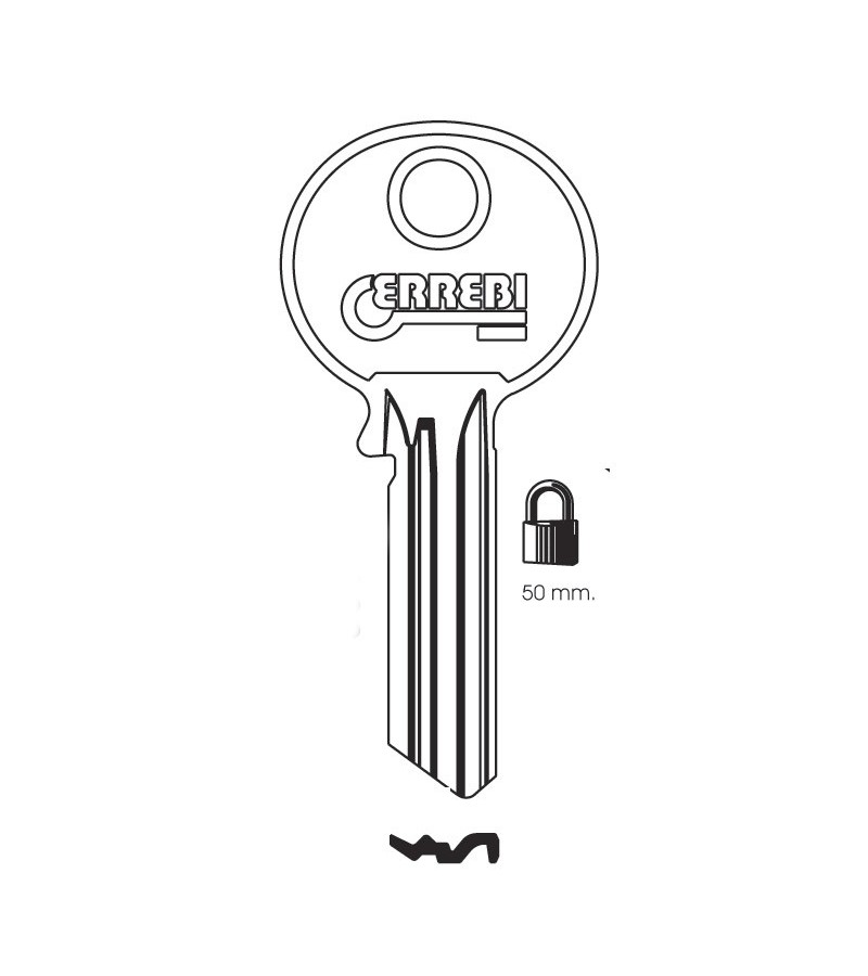Silca: AB54  Errebi: AU44C
