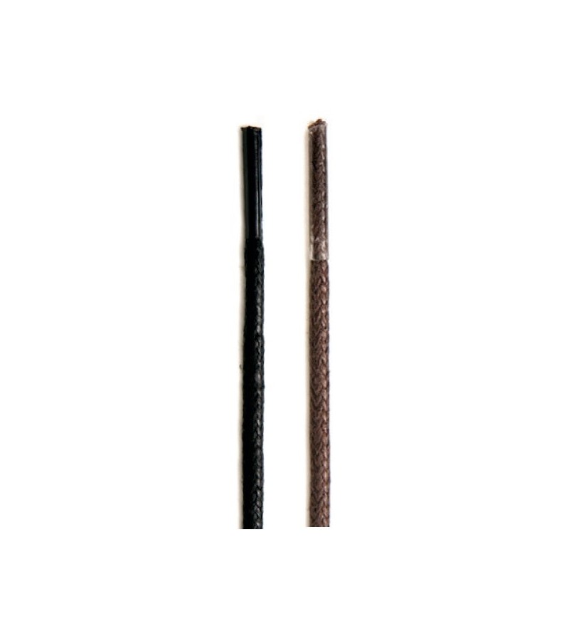 Skosnöre - Runda vaxade bomullsband Ø2,5mm