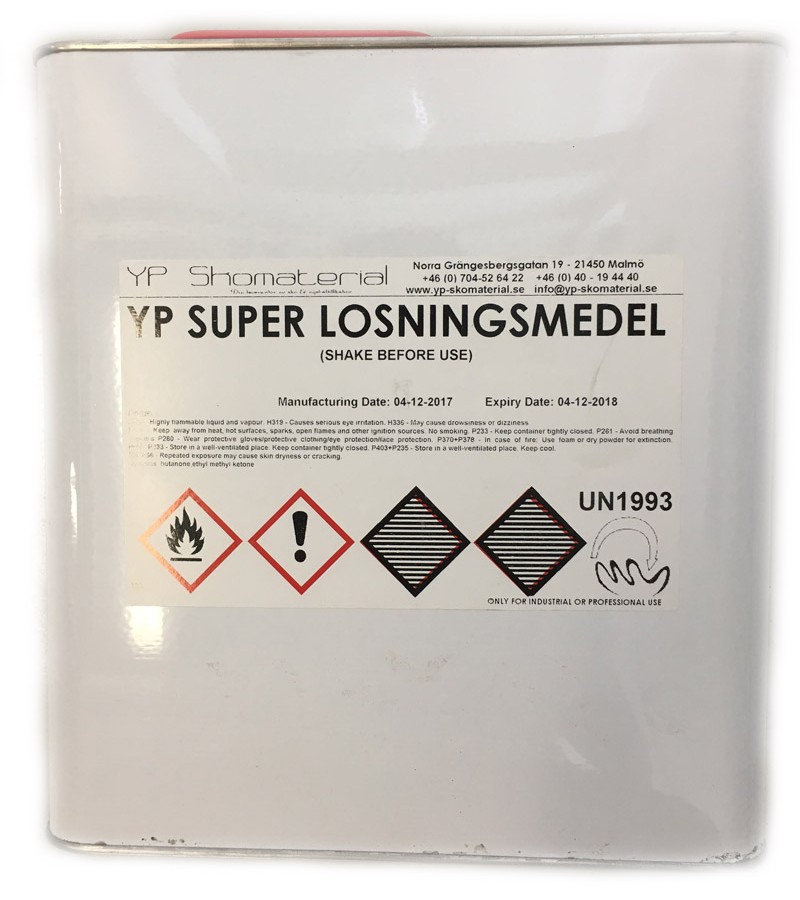 Lösningsmedel till lim