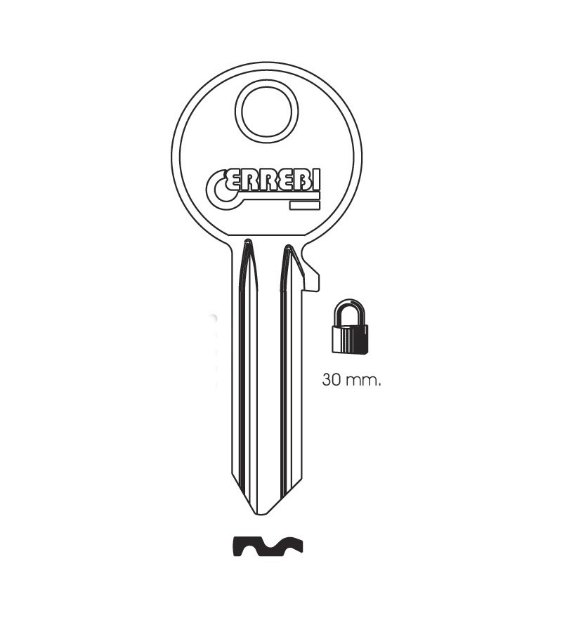 Silca: CS206  JMA: CI-DL  Errebi: C5D